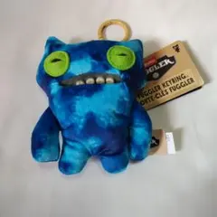 Fuggler ファグラー ぬいぐるみキーリング ラボミス ワイドアイ ブルー