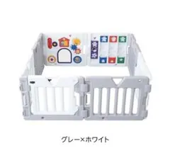 日本育児　ベビーサークル 8枚　ミュージカルキッズランドDX グレーのサムネイル
