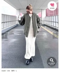 CIAOPANIC TYPY 《PON企画》ウール混クルーネックニットワンピース