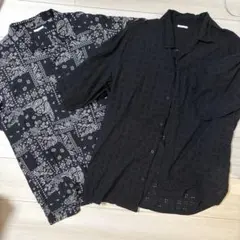 半袖シャツ　2枚セット　メンズL