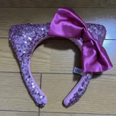 キティーちゃんピンク スパンコール カチューシャ