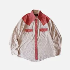 70s USA STIR-UPS ペイズリー 総柄 ウエスタンシャツのサムネイル