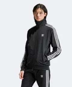 adidas ブラック ファイヤーバードトラックジャケット