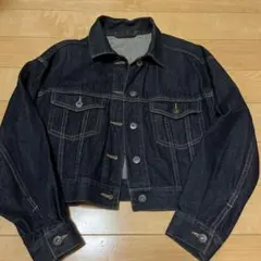 GUダークデニム クロップドジャケット Sサイズ