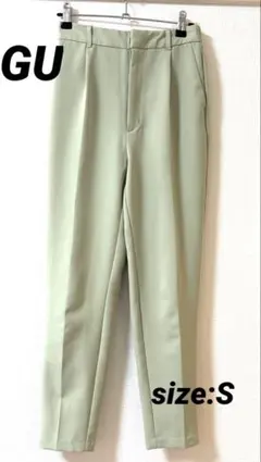 【本日限定販売】 GU カラースラックス　グリーン　春服