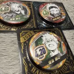 僕のヒーローアカデミア　爆豪勝己　バースデー缶バッジセット