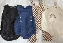 プティマイン　BEBE HOLIC 韓国服ベビー ロンパース 4点セット　70
