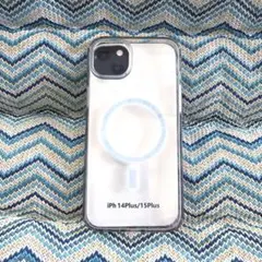 MagSafe　iPhone 14Plus 15Plus ケース ソフト クリア