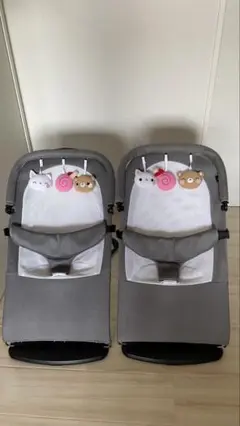 西松屋　smart angel メッシュ バウンサー エアES 2台