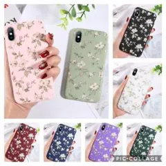 新品　iPhone12/12pro/12miniケース　アンティーク　花柄　韓国