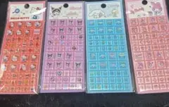 【ライセンスあり正規品】クロミマイメロ　シナモロール　キティ　タイルシール　4枚