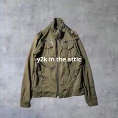 y2k 00s /V系 お兄系 平成 グランジ Lオリーブカーキ