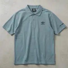 UMBRO ポロシャツ ライトブルー 半袖