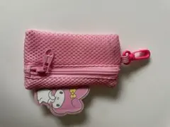 マイメロディー　メッシュ　ポーチ　財布
