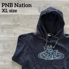 PNB NATION パーカー　XL 90s Y2K