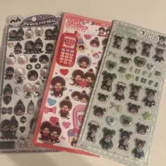 正規品早い者勝ちモンチッチMonchhichi キャラクターシール 3枚セット