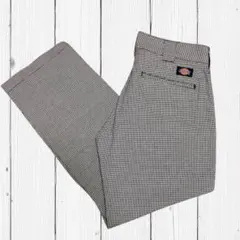 Dickies ディッキーズ UM874R4 千鳥格子 ワークパンツ 総柄 古着