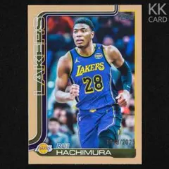 2025枚限定 2025 Topps NBA 八村塁 154 パラレルカード