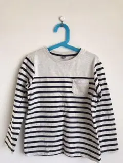 ユニクロ ボーダーロンT  130cm