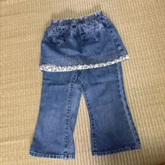 デニムスカートパンツ 130cm
