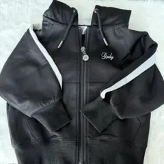 Rady ジップアップパーカー ブラック XS85