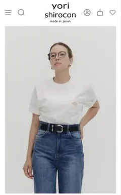 yori ポケットTee 36 ホワイトのサムネイル