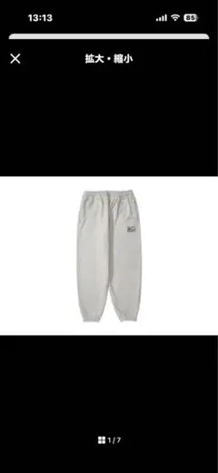 STUSSY × NIKE Fleece Pants 