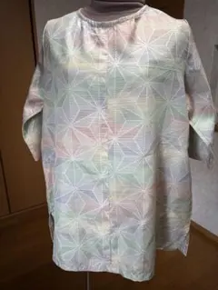 春色紬リメイク　チュニック