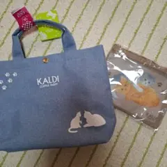 匿名配送*新品*カルディ　猫の日バッグ　ネコバッグ　ポーチ