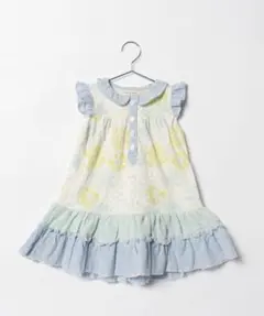 美品　SENSE OF WONDER ワンピース 80cm 花柄 チェックのサムネイル