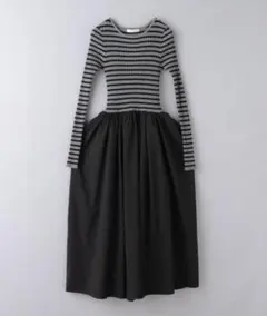 【美品】AEWEN MATOPH イウエン マトフ　コンビボーダーワンピースのサムネイル