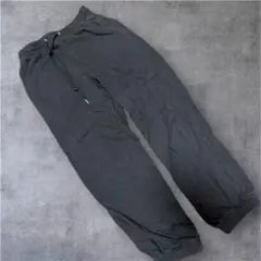 黒 ジョガーパンツ スウェット素材　GU M