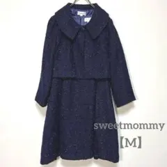 sweetmommy【M】ひざ丈ワンピースセットアップ クロップド丈ジャケット