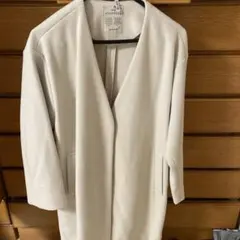 studio CLIP ホワイト ロングコート