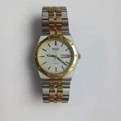 稼働品 極美品】セイコー SQ100 ロイヤルオーク デカゴン 腕時計