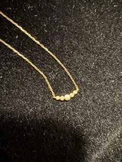 美品 4℃ 10K ゴールド ダイヤモンド ネックレス