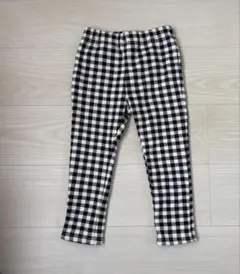 チェック柄フィットパンツ（100cm~）