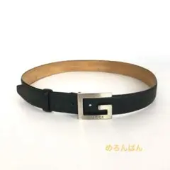 GUCCI グッチ Gロゴ ベルト 小物 ブラック メンズ ブランド