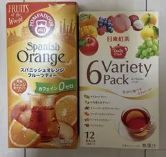 日東紅茶 6バラエティ パック スパニッシュオレンジフルーツティー 未開封のサムネイル