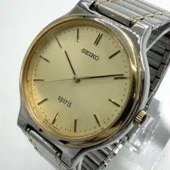 【稼動】 SEIKO スピリット 腕時計 メンズ ゴールド クォーツ 3針のサムネイル