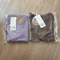 【新品タグ付き】100cmオーガニックポケット長袖Tシャツ/petit main