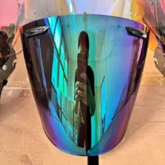T's ミラーシールドArai VAS-Zブロー スモークベース（チタンブルー