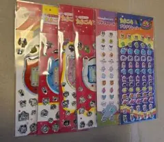 新品未開封　たまごっち　プチプチシール　キラキラシール　6枚セット