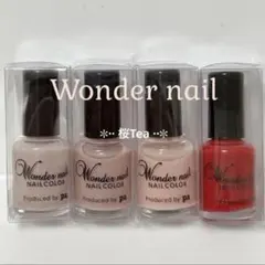 4本 ワンダーネイル pa スリコ ネイル スリーコインズ 3COINS 新品