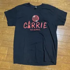 CARRIE THE MUSICAL グラフィックTシャツ ブラック ギルダン