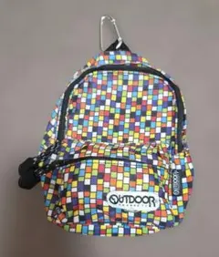 OUTDOOR PRODUCTS カラビナ付きミニリュック型ポーチ ミニリュック