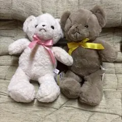 ファーリーBEAR ぬいぐるみ メレンゲ ブラウニー 2種セット