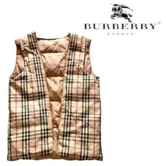 ★美品★ バーバリー ライナー ダウンベスト ノバチェック ホースロゴ