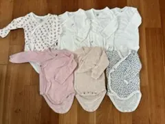 プチバトー　６monthサイズ　長袖ロンパース7着セット