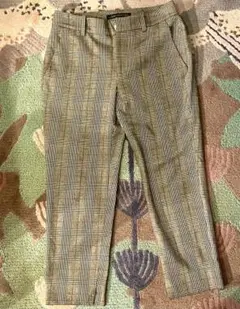 ZARA WOMAN グレンチェック柄　スリムフィットパンツ EUR 32